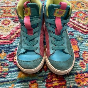 Nike Colorful Kids High-Top Sneakers